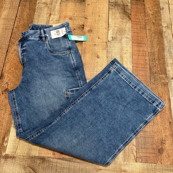 Kut from the Kloth Denim - Kut From The Kloth NEW Women's Fab Ab Wide Leg High Rise Jodi Jeans Sz 16W Cargo